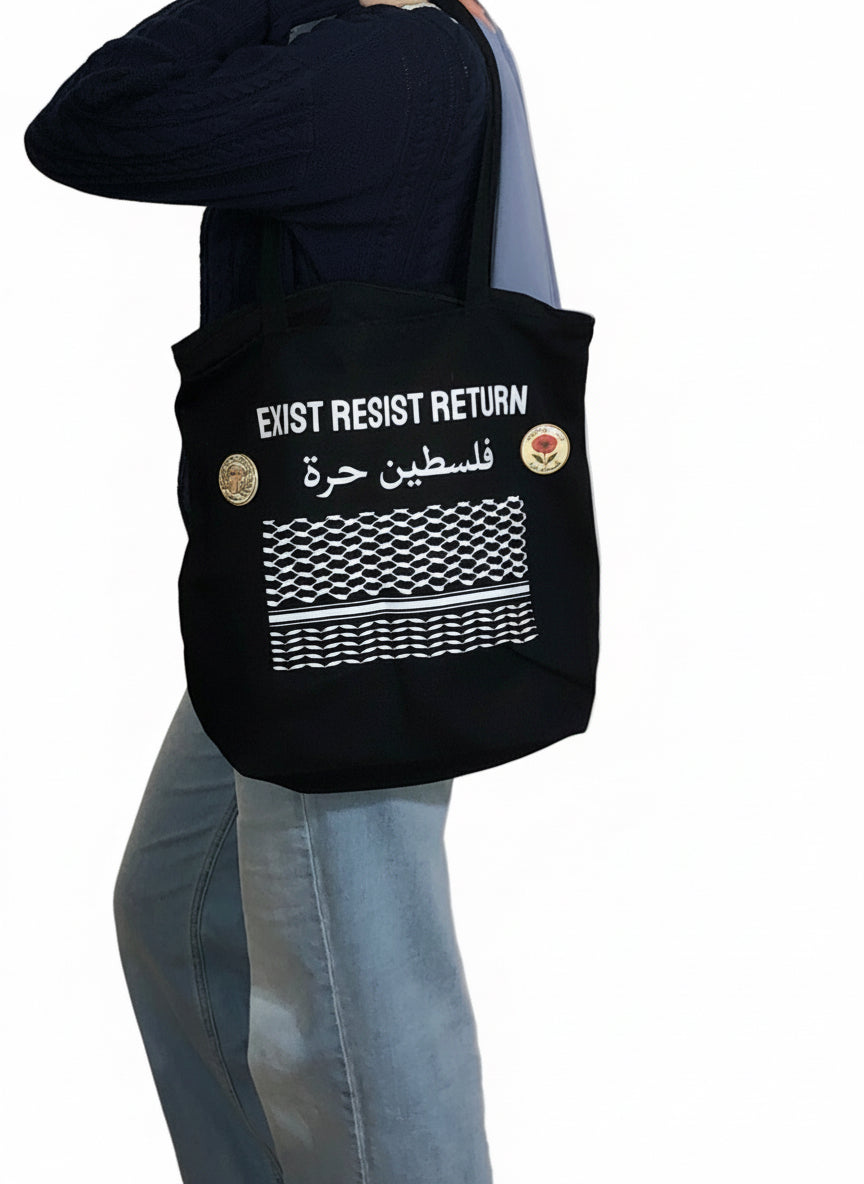 Travel Kuffiyeh Zipper Tote