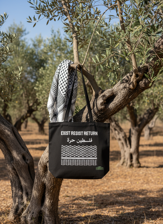 Travel Kuffiyeh Zipper Tote