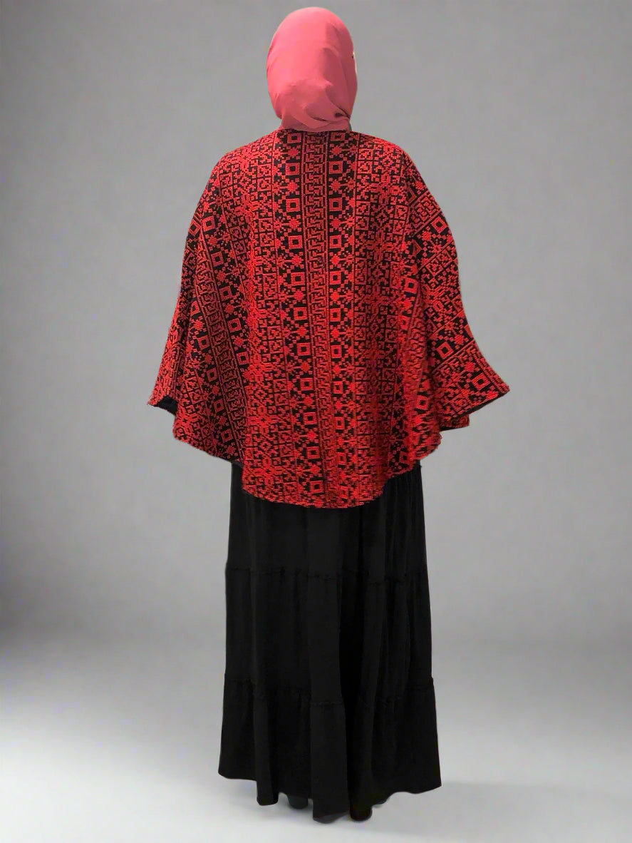 Cape Jacket Palestinian Tatreez