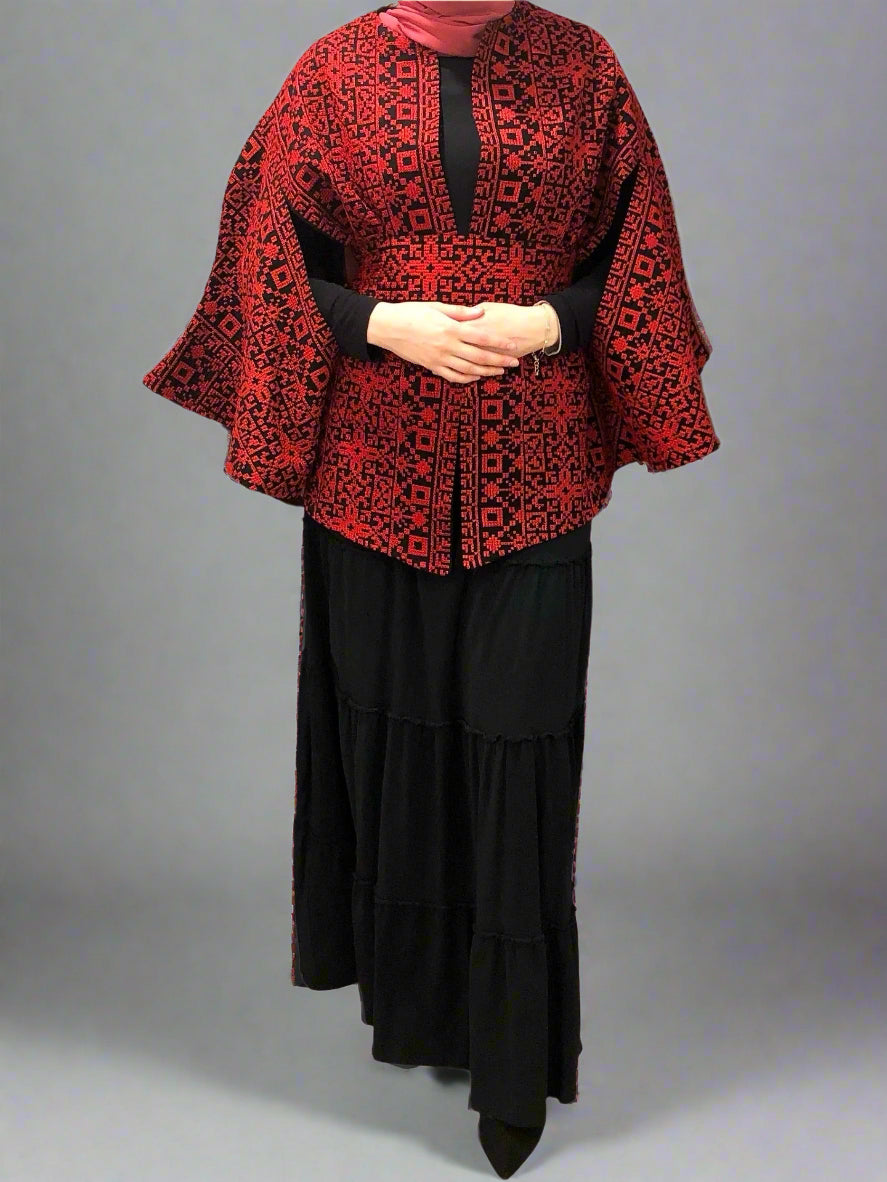 Cape Jacket Palestinian Tatreez