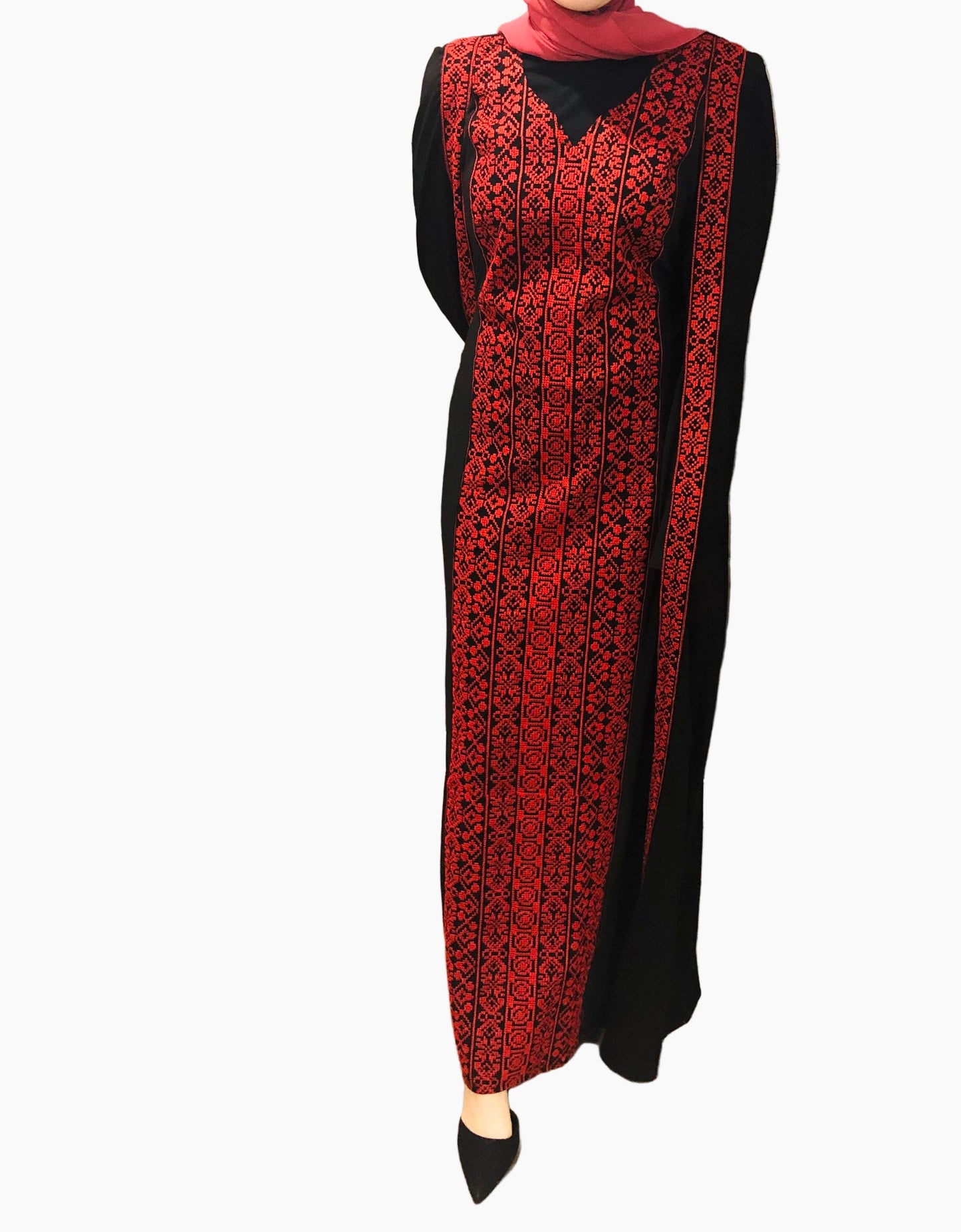Traditional Cape Tatreez Dress