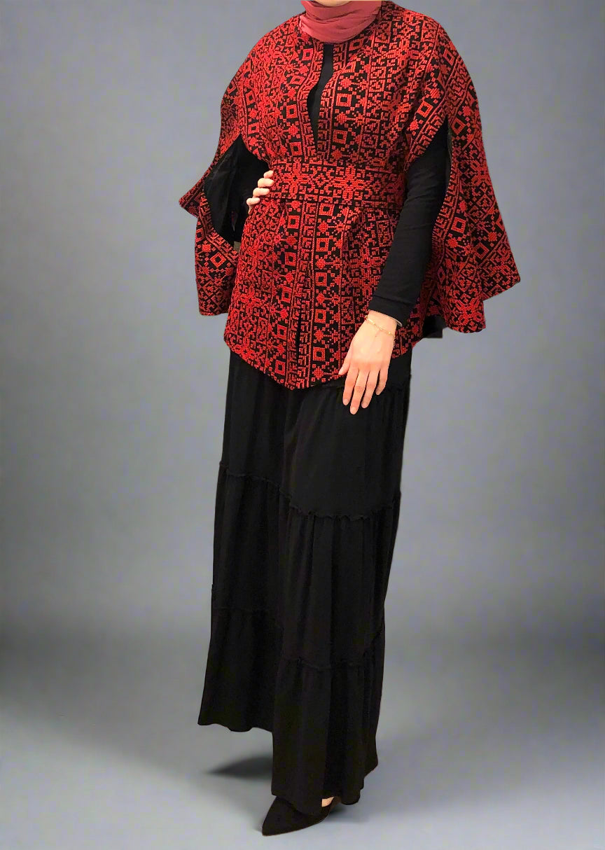 Cape Jacket Palestinian Tatreez