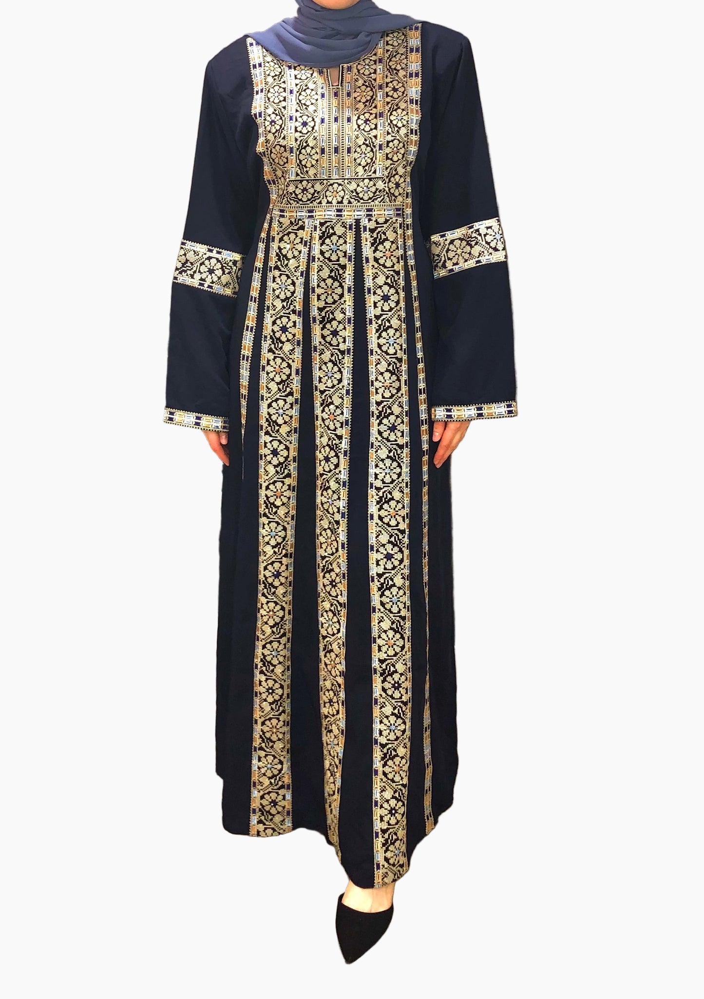 Modern Palestinian Tatreez Dress