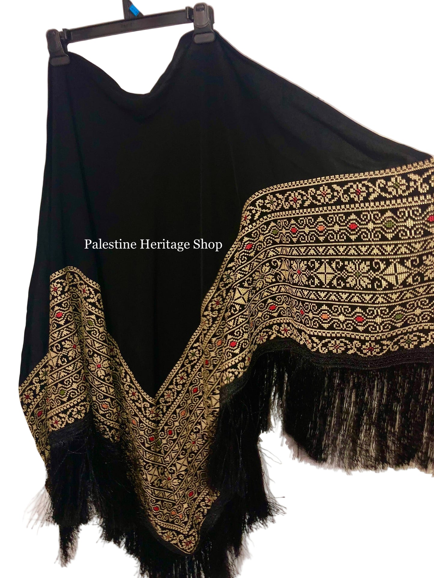 Palestinian Tatreez Shawl