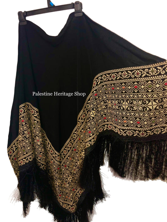 Palestinian Tatreez Shawl