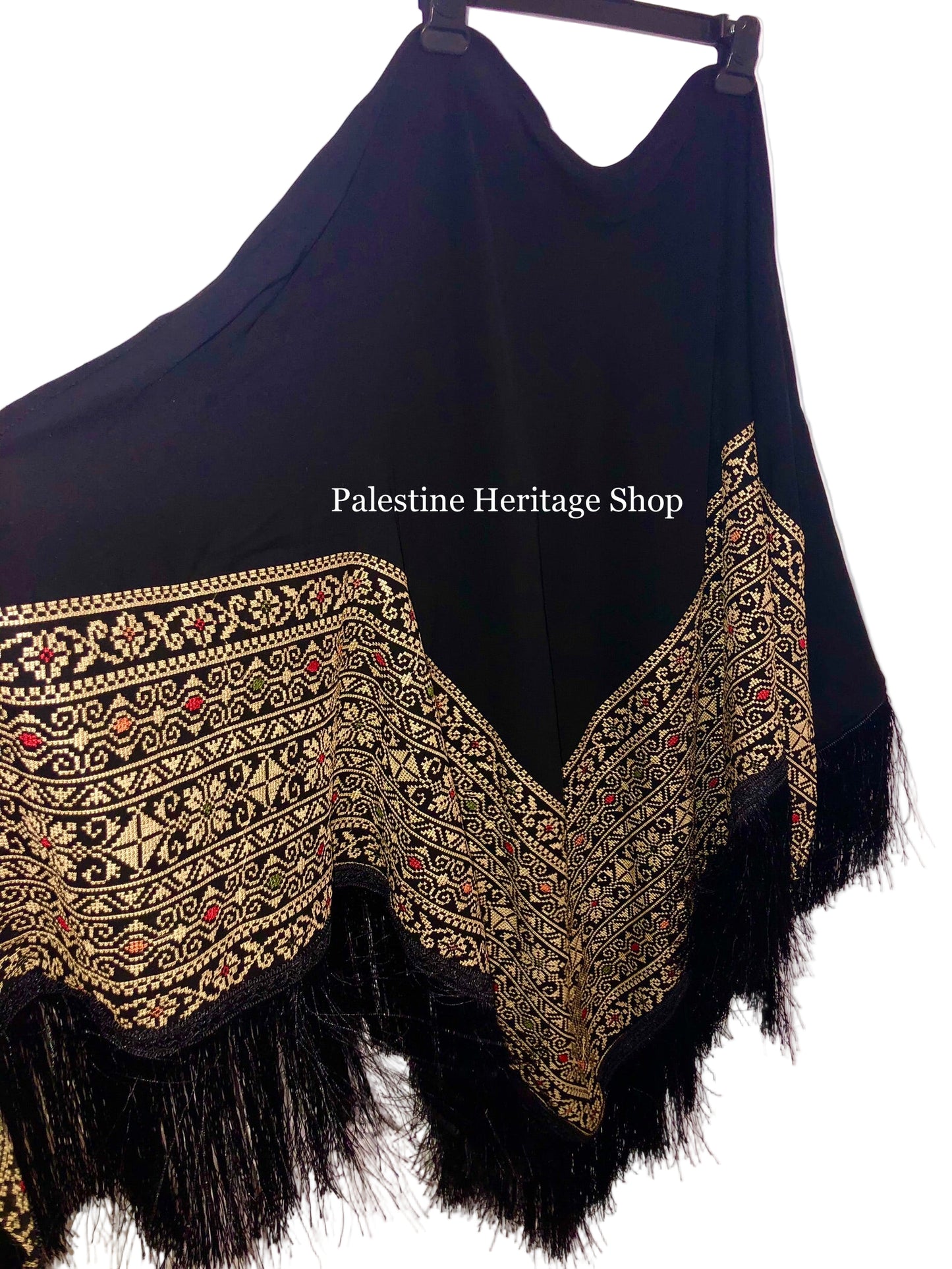 Palestinian Tatreez Shawl