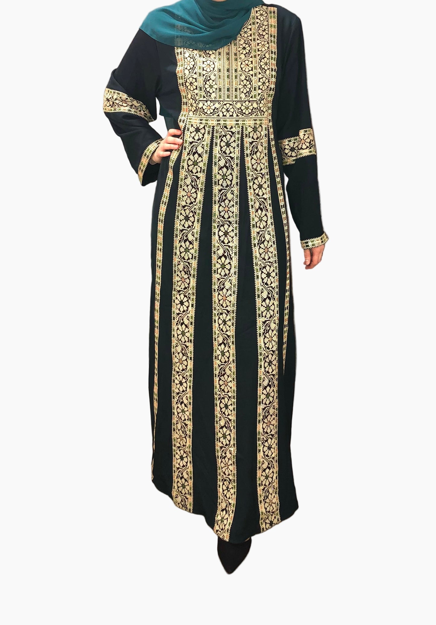 Modern Palestinian Tatreez Dress