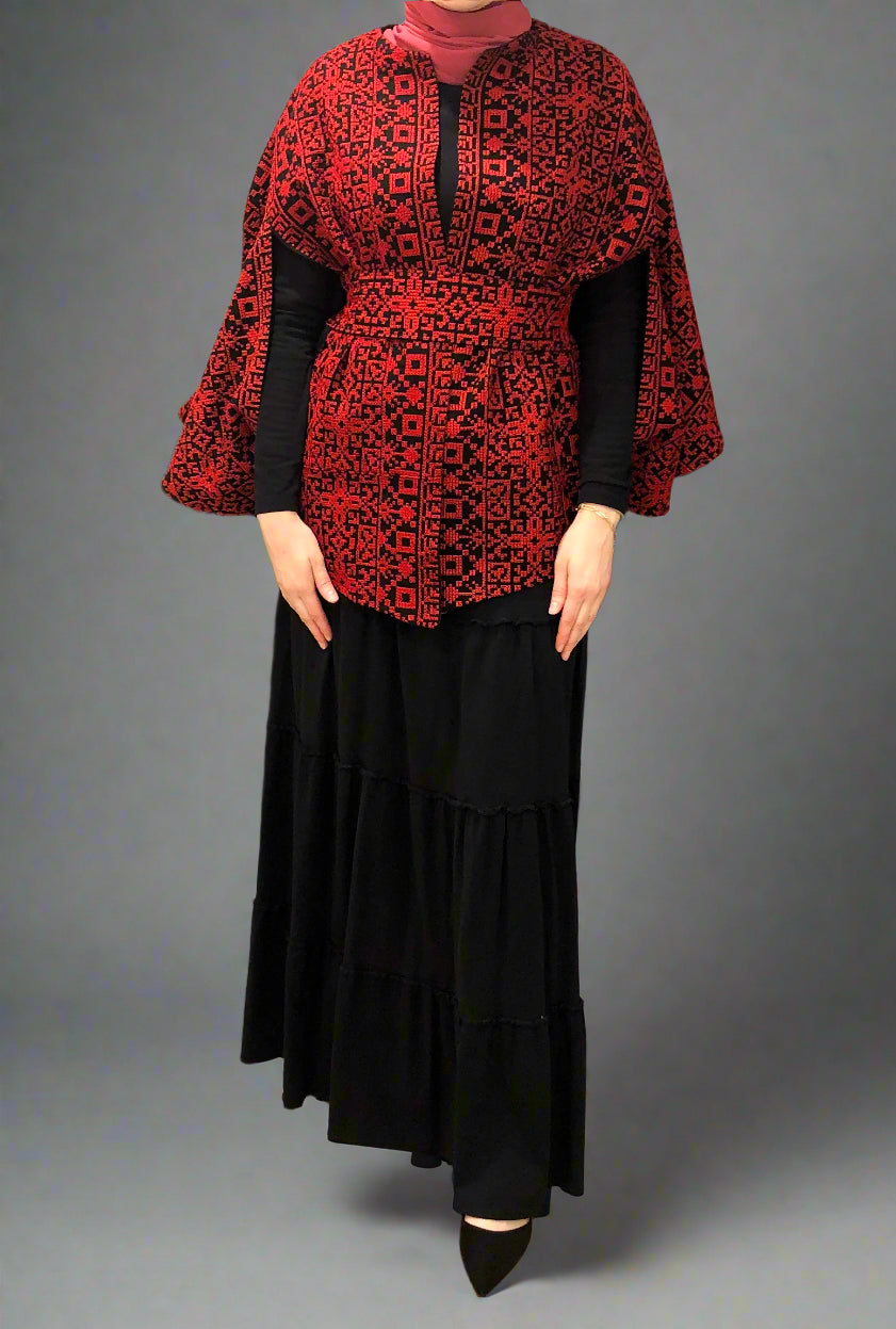 Cape Jacket Palestinian Tatreez