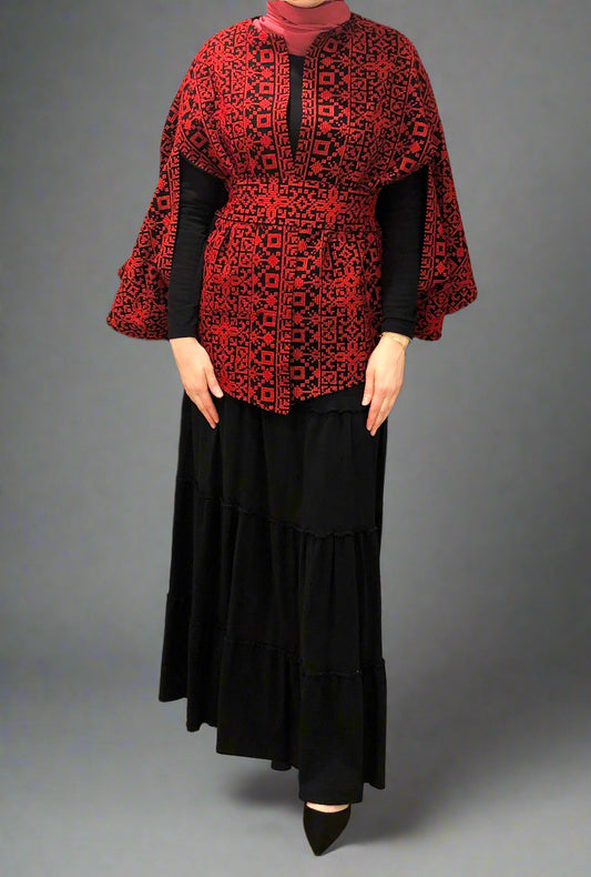 Cape Jacket Palestinian Tatreez