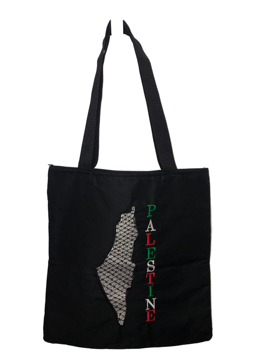 Palestine Zipper Tote