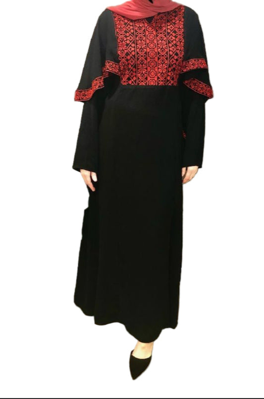 Butterfly Palestinian Tatreez Dress