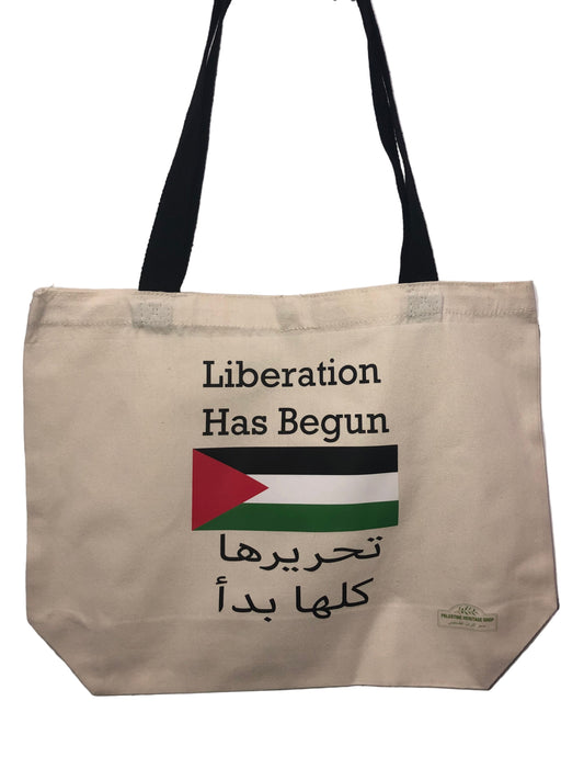 White Liberation Tote