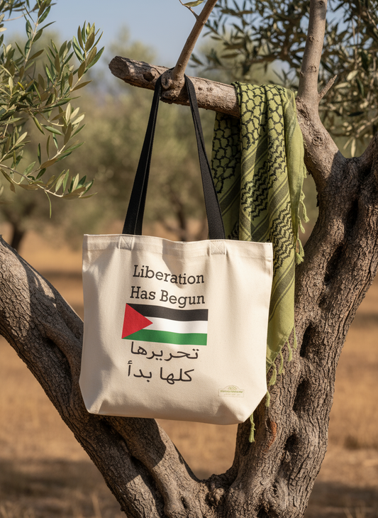 White Liberation Tote