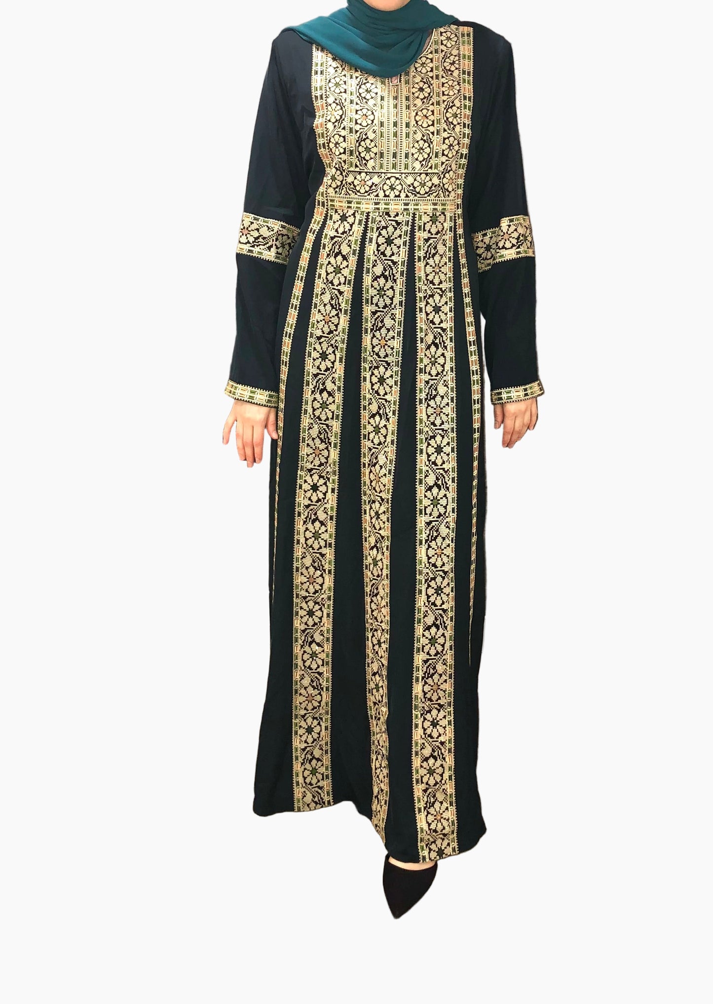 Modern Palestinian Tatreez Dress