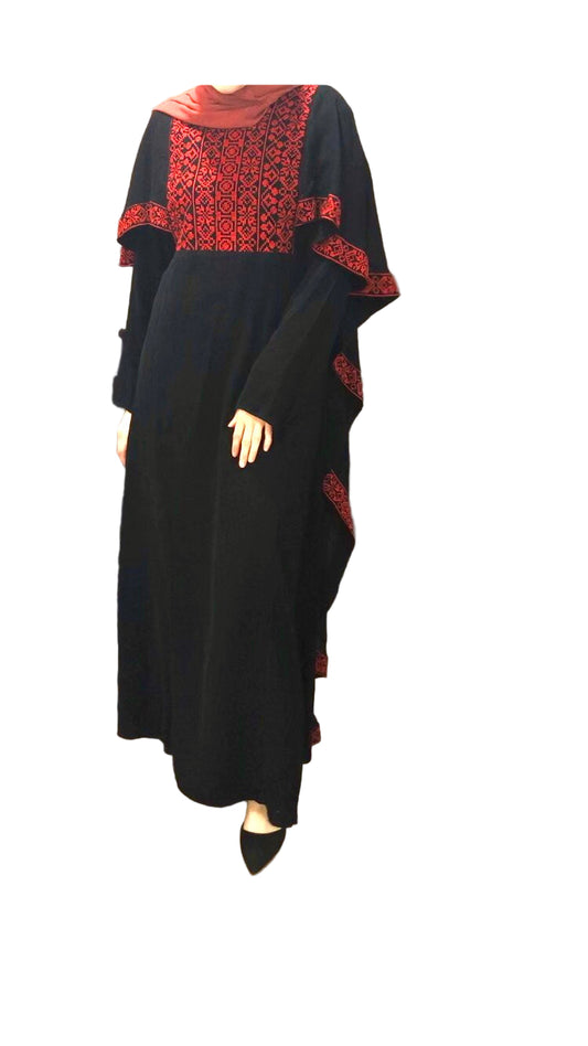 Butterfly Palestinian Tatreez Dress