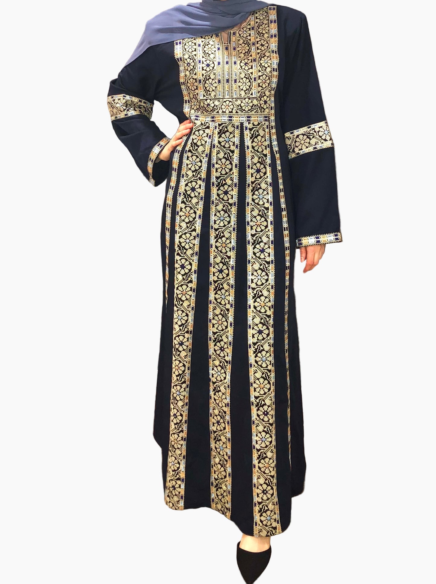 Modern Palestinian Tatreez Dress
