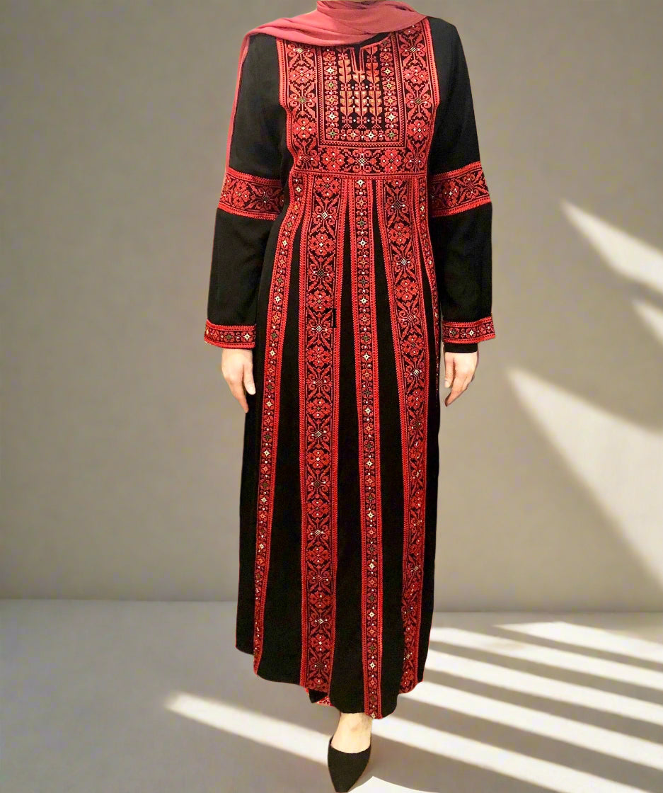 Traditional Palestinian Tatreez Dress