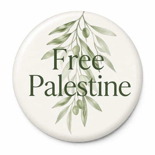 Donation Pin: Free Palestine Olive Branch